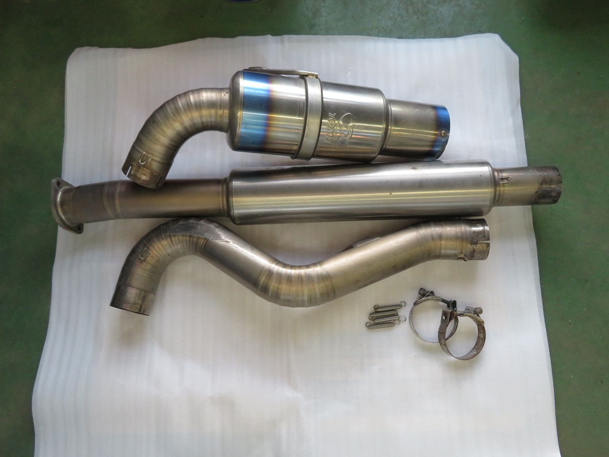 東名マフラーEXPREME Ti チタンマフラー 一本出し 86 ZN6 BRZ ZC6 中古