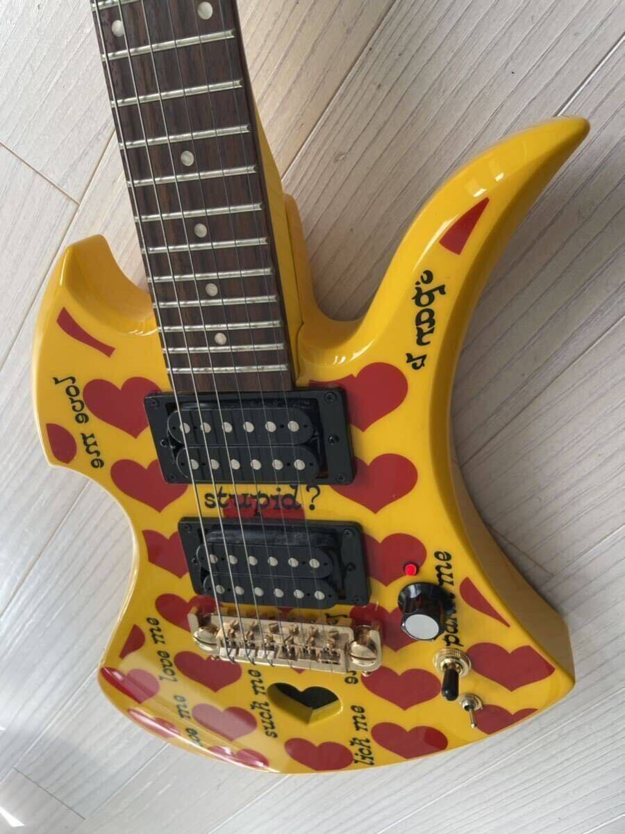 BURNY YH-JR HIDE Model ミニエレキギター アンプ内蔵 美品