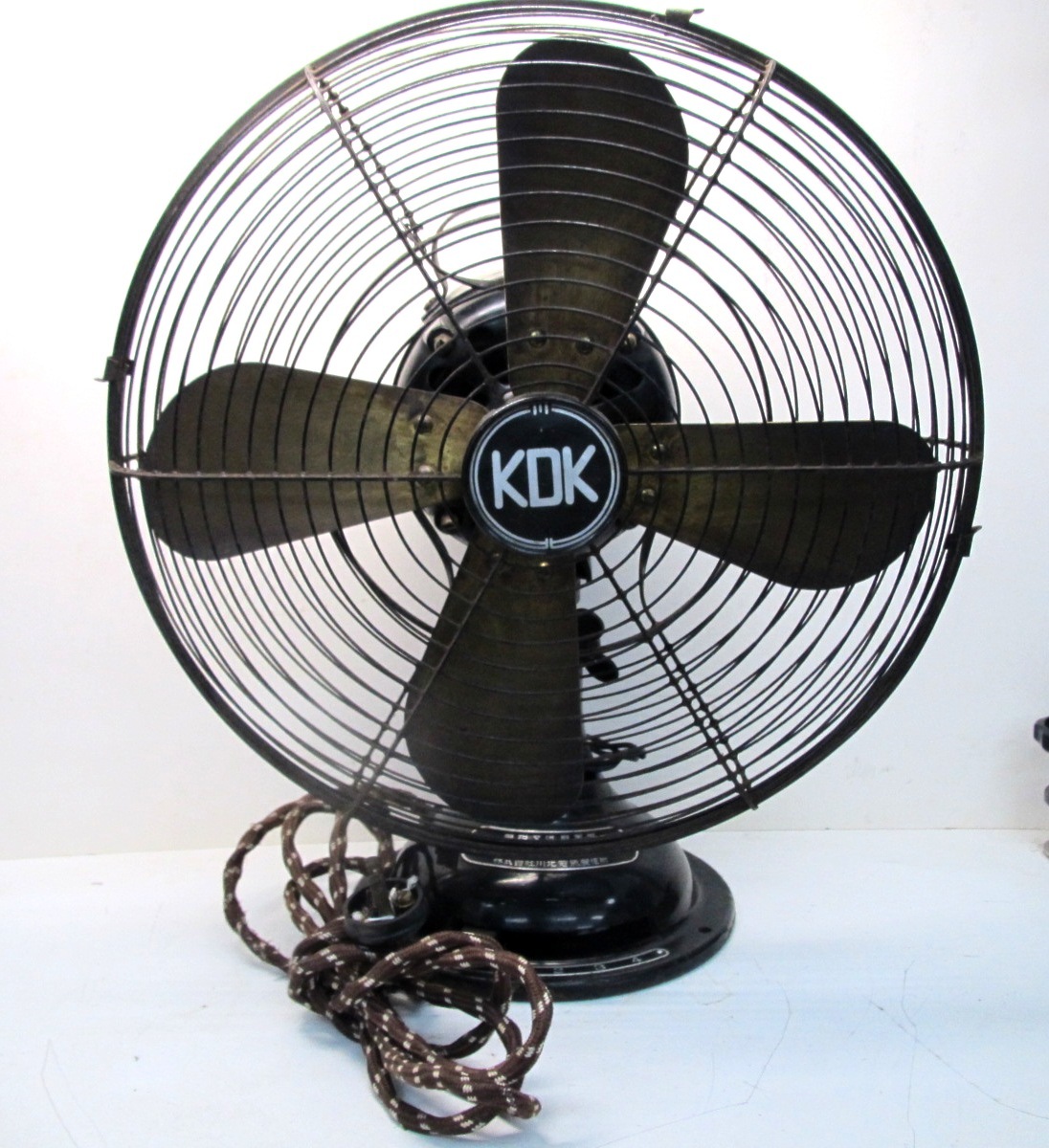 アンティーク 扇風機 KDK 鉄製 骨董 インテリア 川北電気製作所