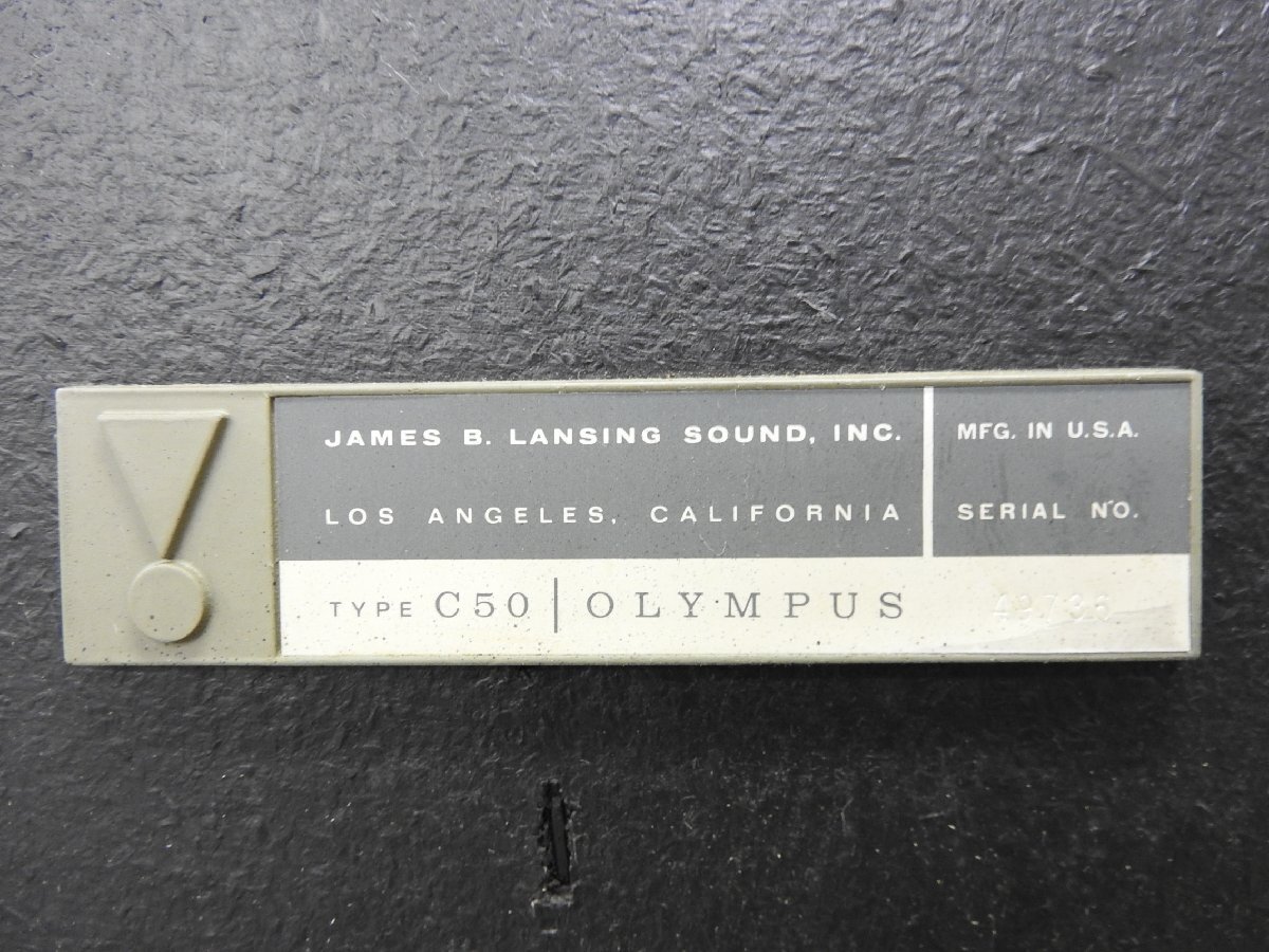 ☆ JBL OLYMPUS C50 スピーカー ペア ☆中古☆_8