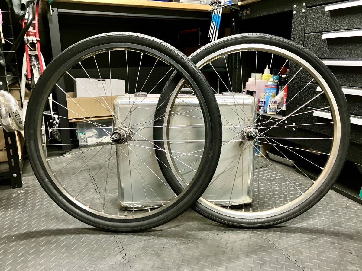 中古 SHIMANO XTR (M950) ハブ+ MAVIC 217 S.U.P. リム 手組みホイール