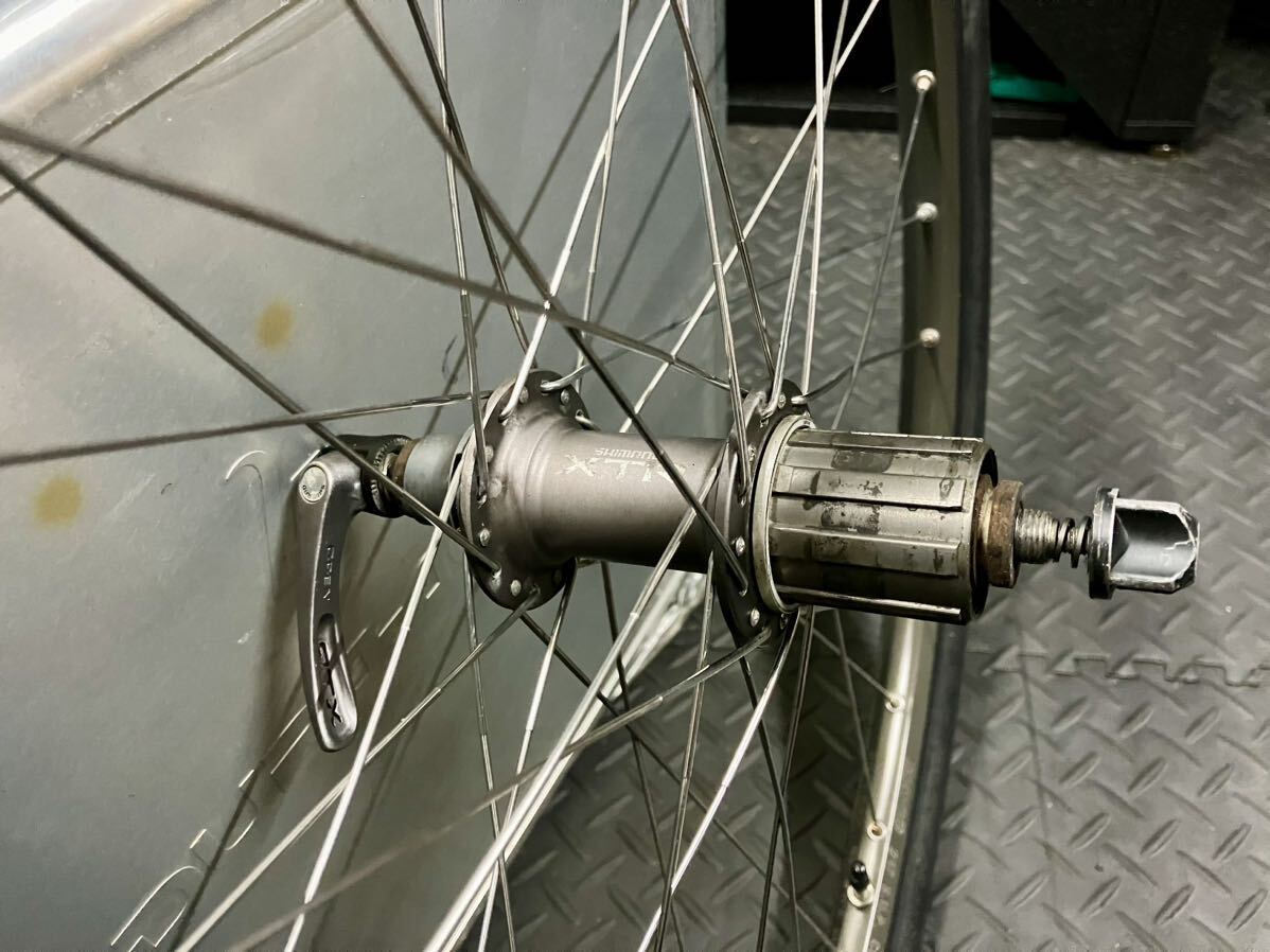 中古 SHIMANO XTR (M950) ハブ+ MAVIC 217 S.U.P. リム 手組みホイール