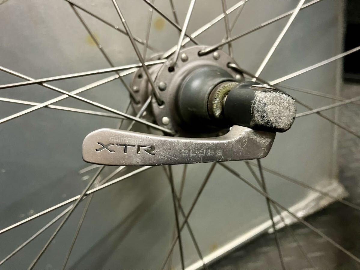 中古 SHIMANO XTR (M950) ハブ+ MAVIC 217 S.U.P. リム 手組みホイール
