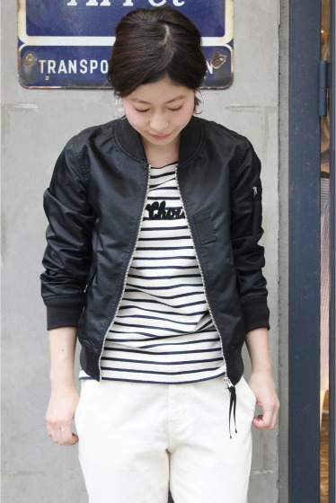 IENA SLOBE ナイロンクロップドMA1