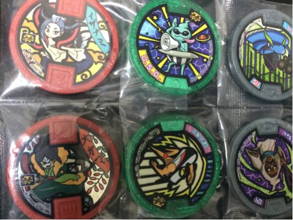 QR未使用 妖怪メダル Z 古典 第4章 詰合せ10枚 大ガマ 百鬼姫_2