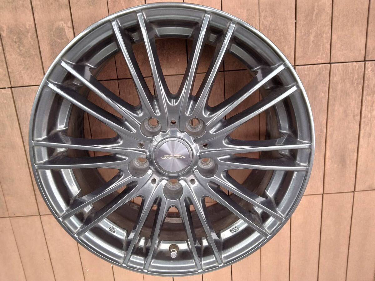 WEDS VELVA 16インチ　6.5jオフセット50 114.3×5穴　シルバー_2
