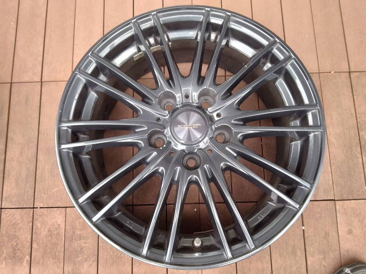 WEDS VELVA 16インチ　6.5jオフセット50 114.3×5穴　シルバー_3
