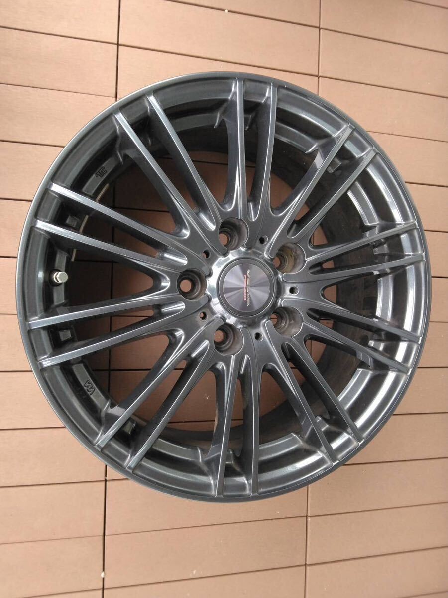 WEDS VELVA 16インチ　6.5jオフセット50 114.3×5穴　シルバー_4