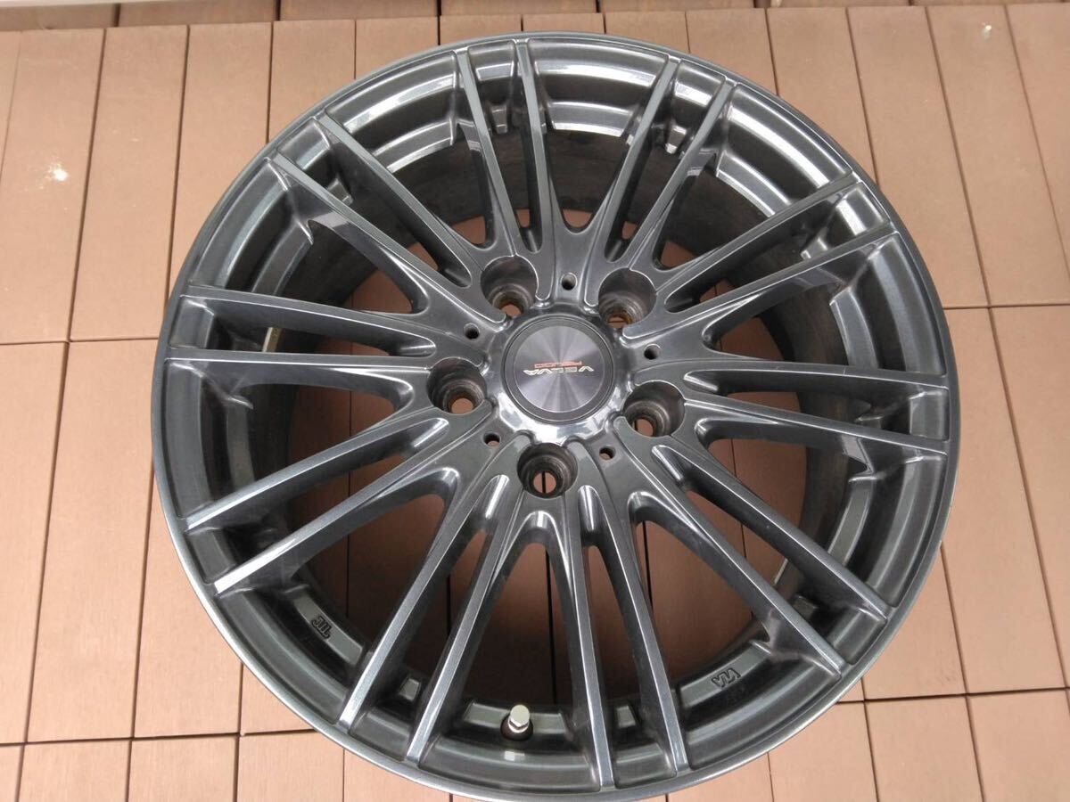 WEDS VELVA 16インチ　6.5jオフセット50 114.3×5穴　シルバー_5
