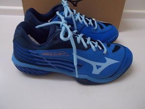 ミズノ　ウエーブクルー2　71GA211006　23.5ｃｍ　ブルーxサックスｘネイビー　新品