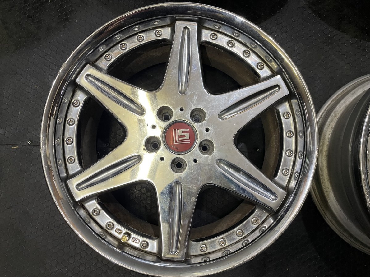 WORK LS406 ワーク 社外ホイール 19インチ 4本 9J/10J5HPCD114.3+35 深 