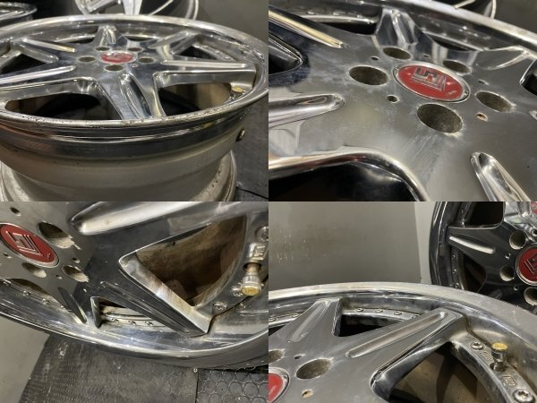 WORK LS406 ワーク 社外ホイール 19インチ 4本 9J/10J5HPCD114.3+35 深 