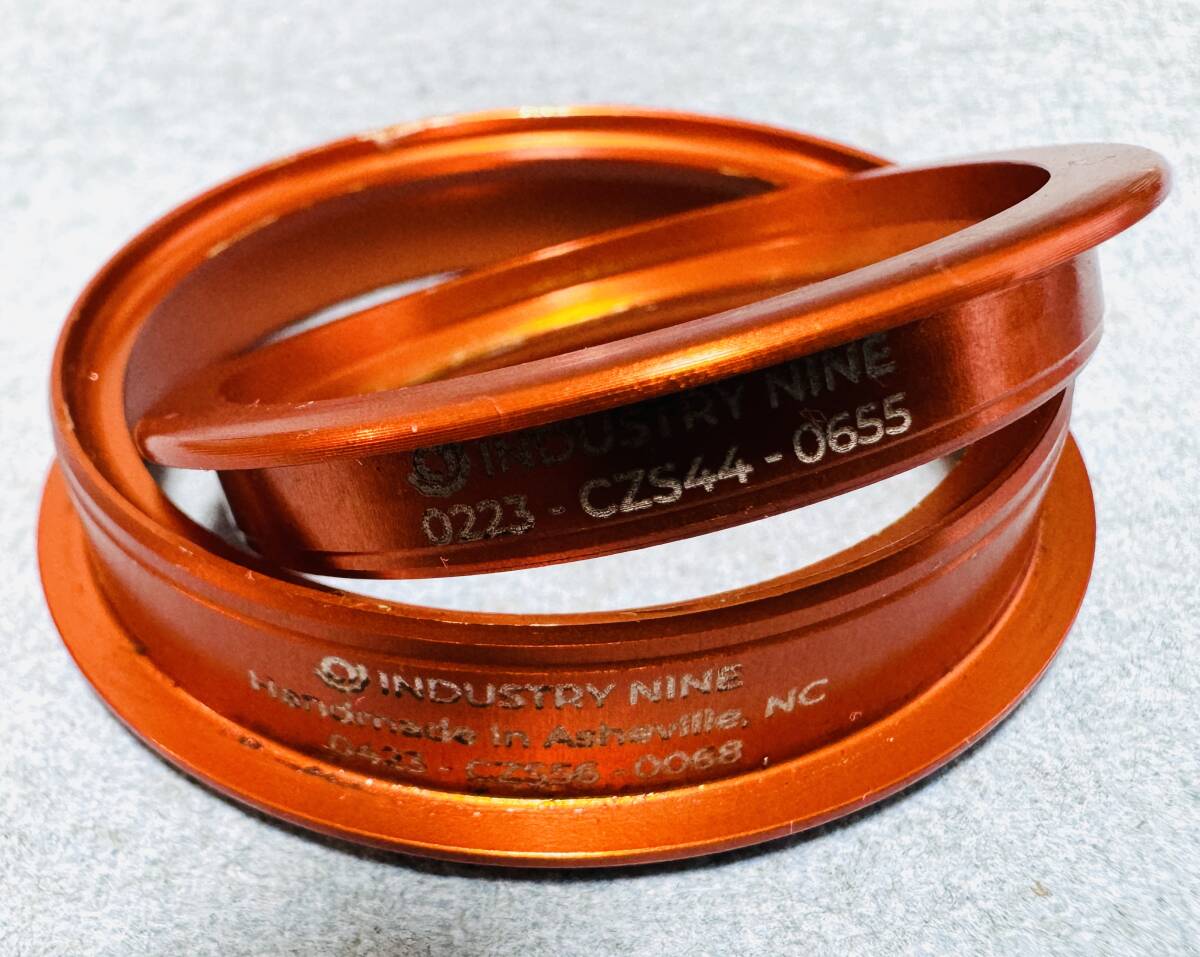 ■送料込み！オマケ付き！■ Industry Nine インダストリーナイン iRiX ヘッドセット ZS44/ZS56 オレンジ■スペーサー付属_3