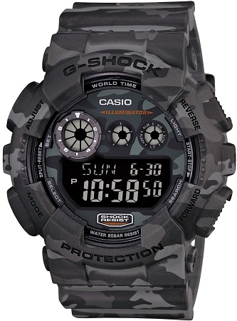 国内版 新品 G-SHOCK限定 カモフラージュ グレー GD-120CM-8JR