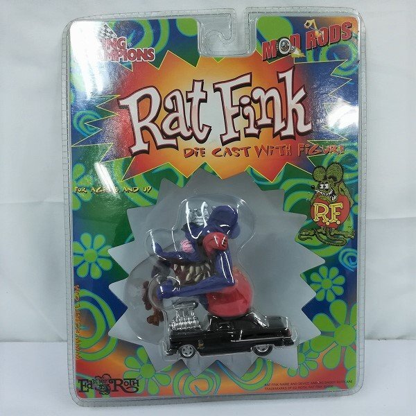 mK936c RACING CHAMPIONS MOD RODS Rat Fink ラットフィンク ダイキャスト with フィギュア 6種 ...