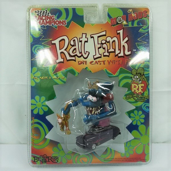 mK936c RACING CHAMPIONS MOD RODS Rat Fink ラットフィンク ダイキャスト with フィギュア 6種 ...