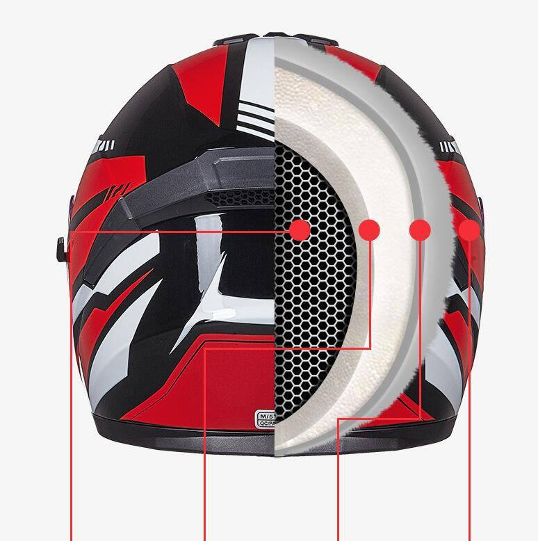 バイク用品 ヘルメットジェットヘルメット ダブルシールド バイクヘルメット ハーフヘルメット 半帽 Helmet 男女兼用 全10色 つや消し黒灰_5