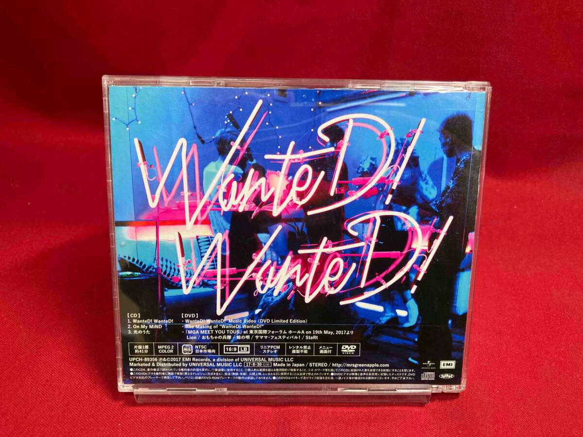 ジャンク Mrs.GREEN APPLE CD WanteD! WanteD!(初回限定盤)(DVD付 
