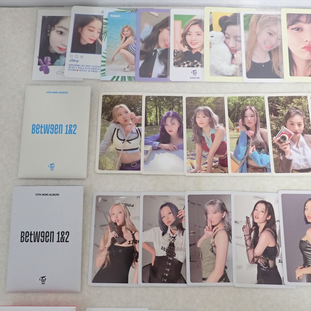 TWICE トレカ ダヒョン/サナ/11th ALBUM BetWeen 1&2 等 まとめて50枚 