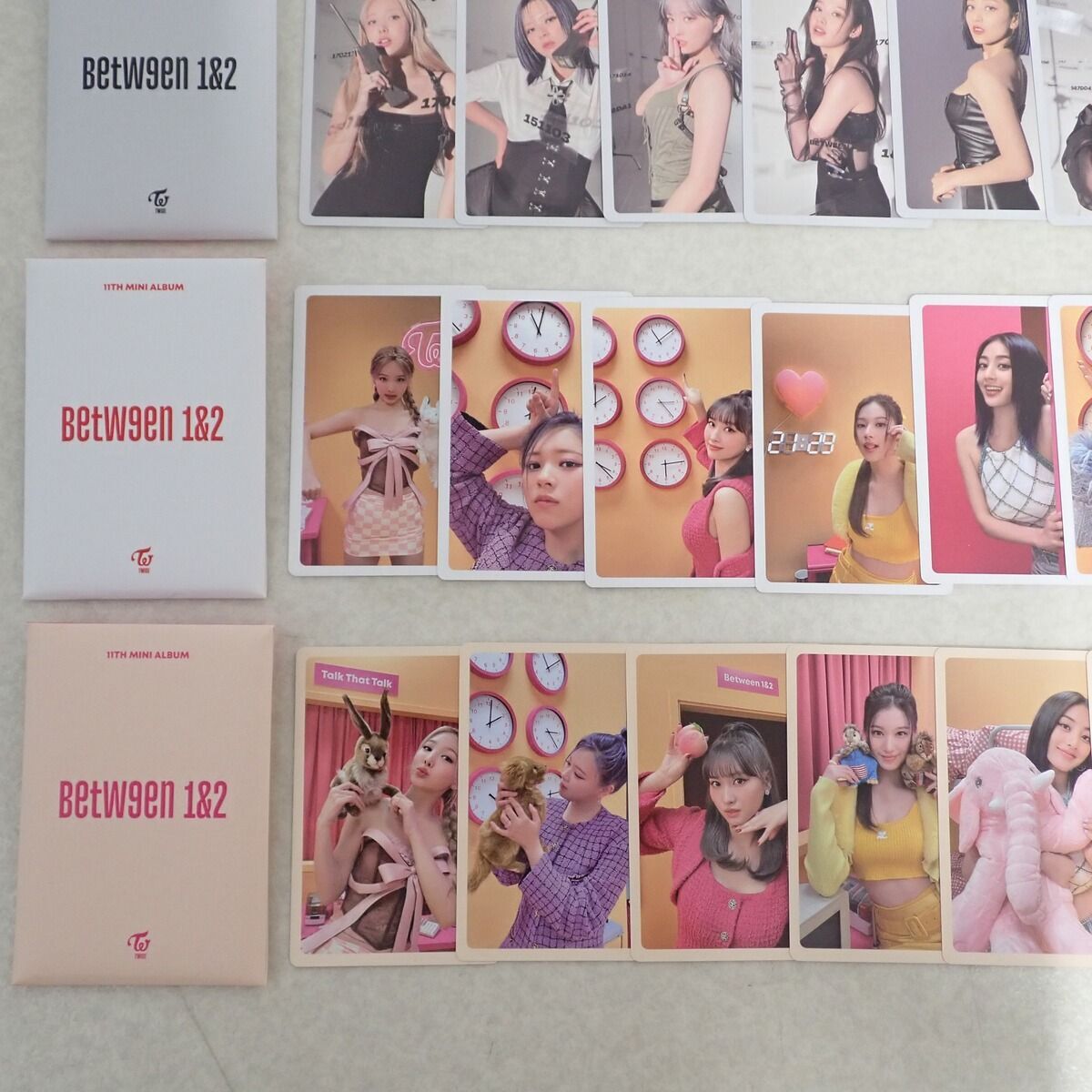 TWICE トレカ ダヒョン/サナ/11th ALBUM BetWeen 1&2 等 まとめて50枚 