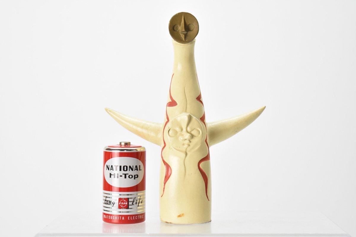 岡本太郎 太陽の塔 EXPO70 大阪万博 陶器 オブジェ 約17cm [置物