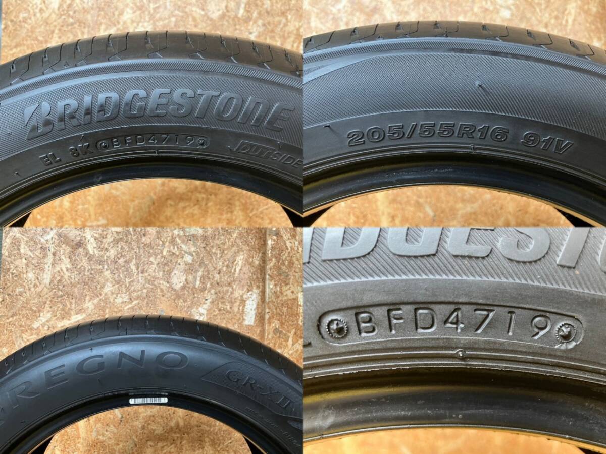 国産最高峰タイヤ!!極上残溝92％～!!BRIDGESTONE (ブリヂストン) REGNO