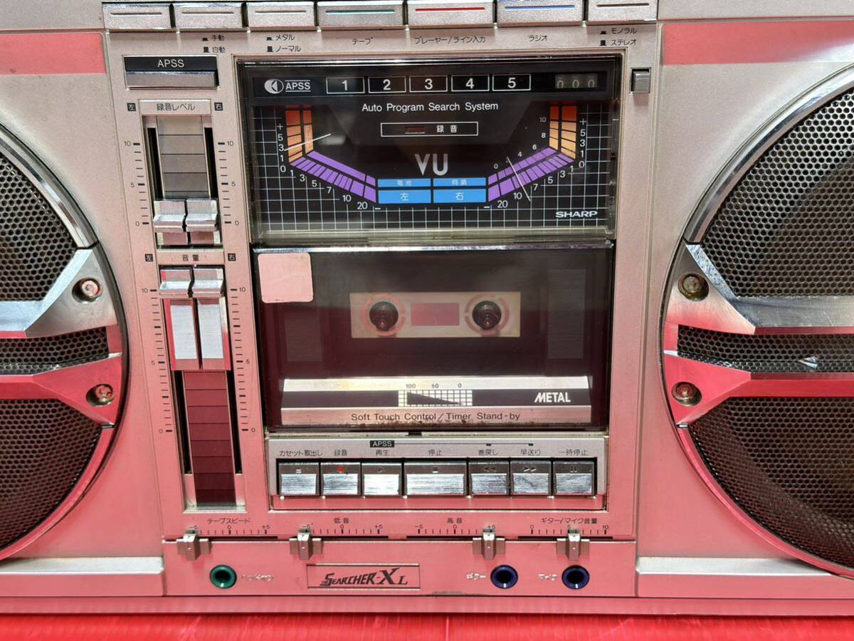 SHARP シャープ ラジオカセットレコーダー ラジカセ 昭和レトロ GF-535