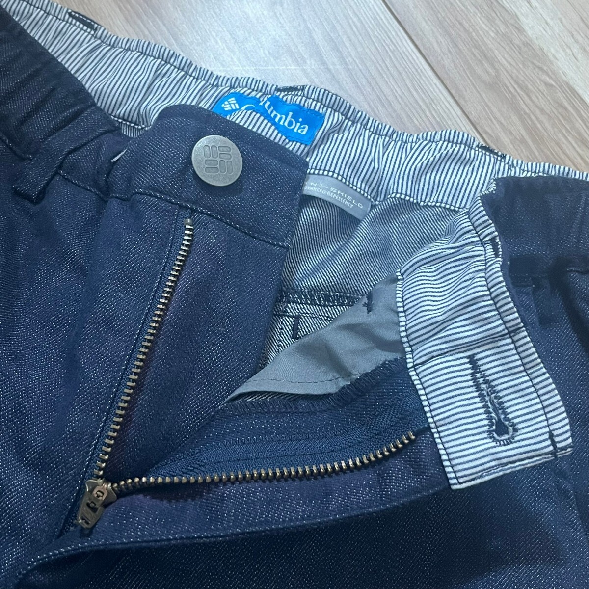 Columbia コロンビア デニムパンツ ジーパン ジーンズ OMNI-SHIELD　登山パンツ　オムニシールド　サイズM _7