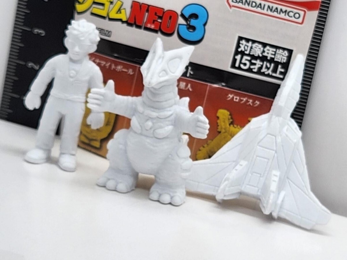 ゴジラ×ガメラ×ウルトラ怪獣 消しゴムNEO Aセット 白 DAICON FILM版