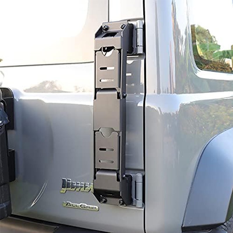 新型スズキジムニー リアラダー ジムニーJB64 JB74 折りたたみ テールラダー クロカン ハシゴ カスタム 外装パーツ アクセサリー ブラック_3