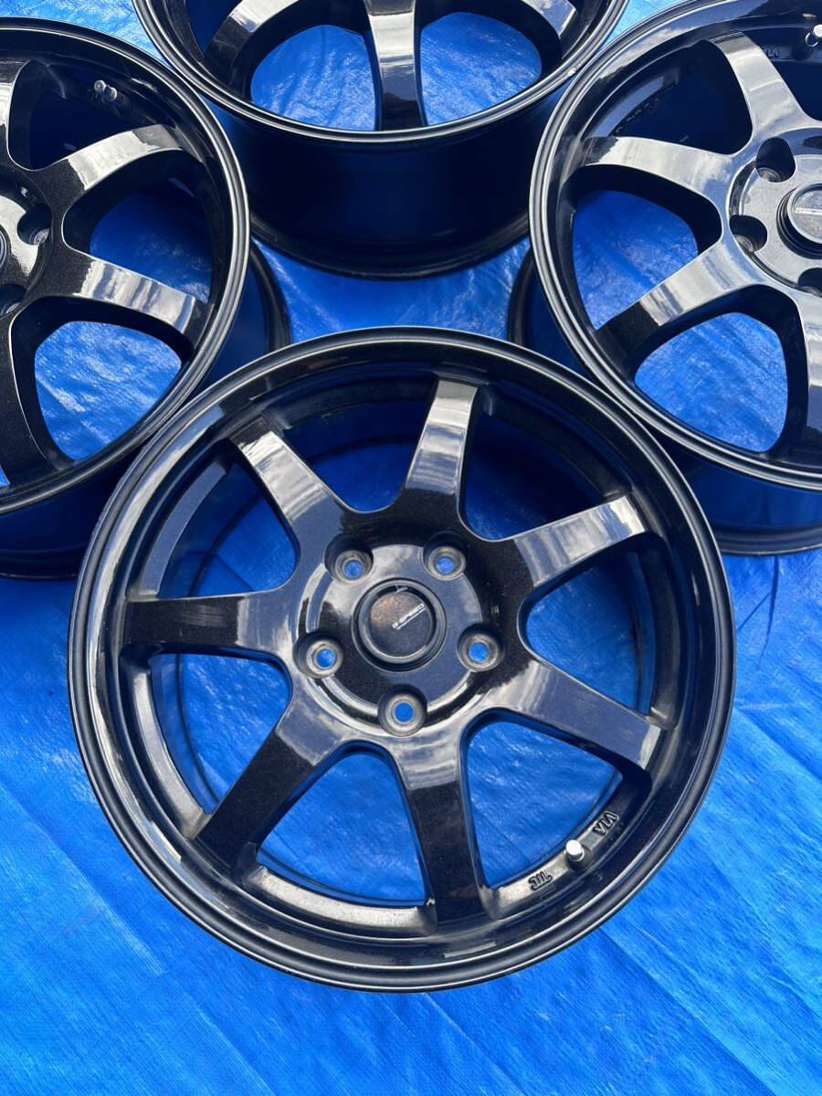 G-SPEED 16インチ 6.5J 5穴PCD114.3 オフセット53 中古アルミホイール4 