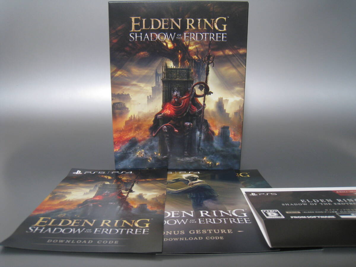 拡張DLC未使用　PS5 エルデンリング ELDEN RING SHADOW OF THE ERDTREE EDITION ガイドブック付き特装パッケージ _1