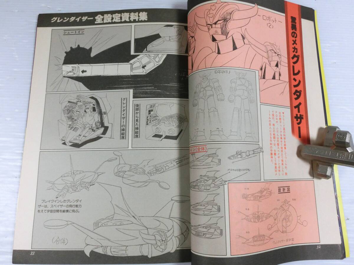 n872 ◇◇ 中古本【ロマンアルバム15】UFOロボ GRENDISER/グレン