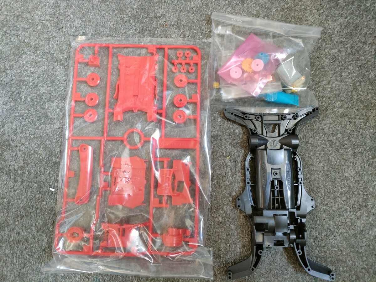 【送料無料】タミヤ ミニ四駆 ARシャーシ 3.5:1ギヤー 未使用品 ジャンク Aパーツレッド_1