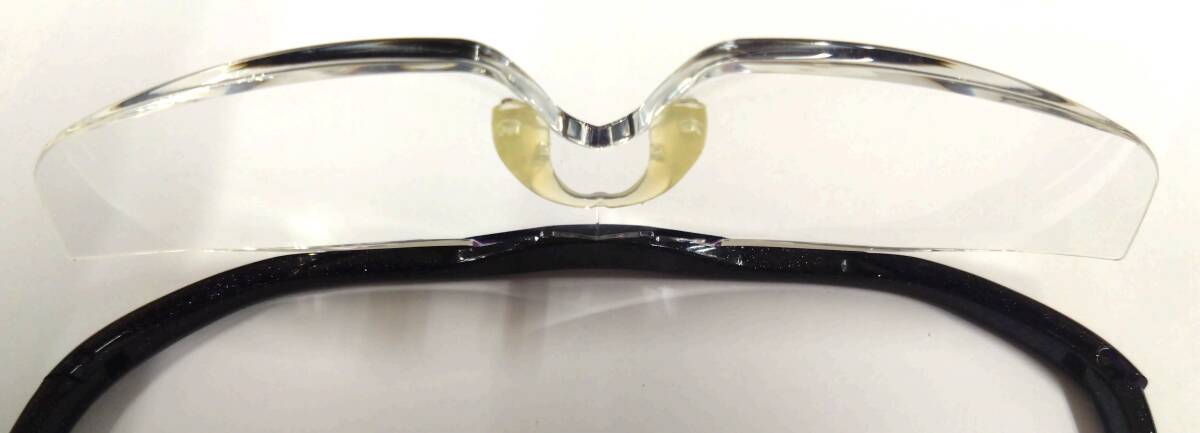 ◇ Hazuki ハズキルーペ 1.6X 眼鏡 メガネ 拡大鏡 紫 パープル ケース付き ◇_9