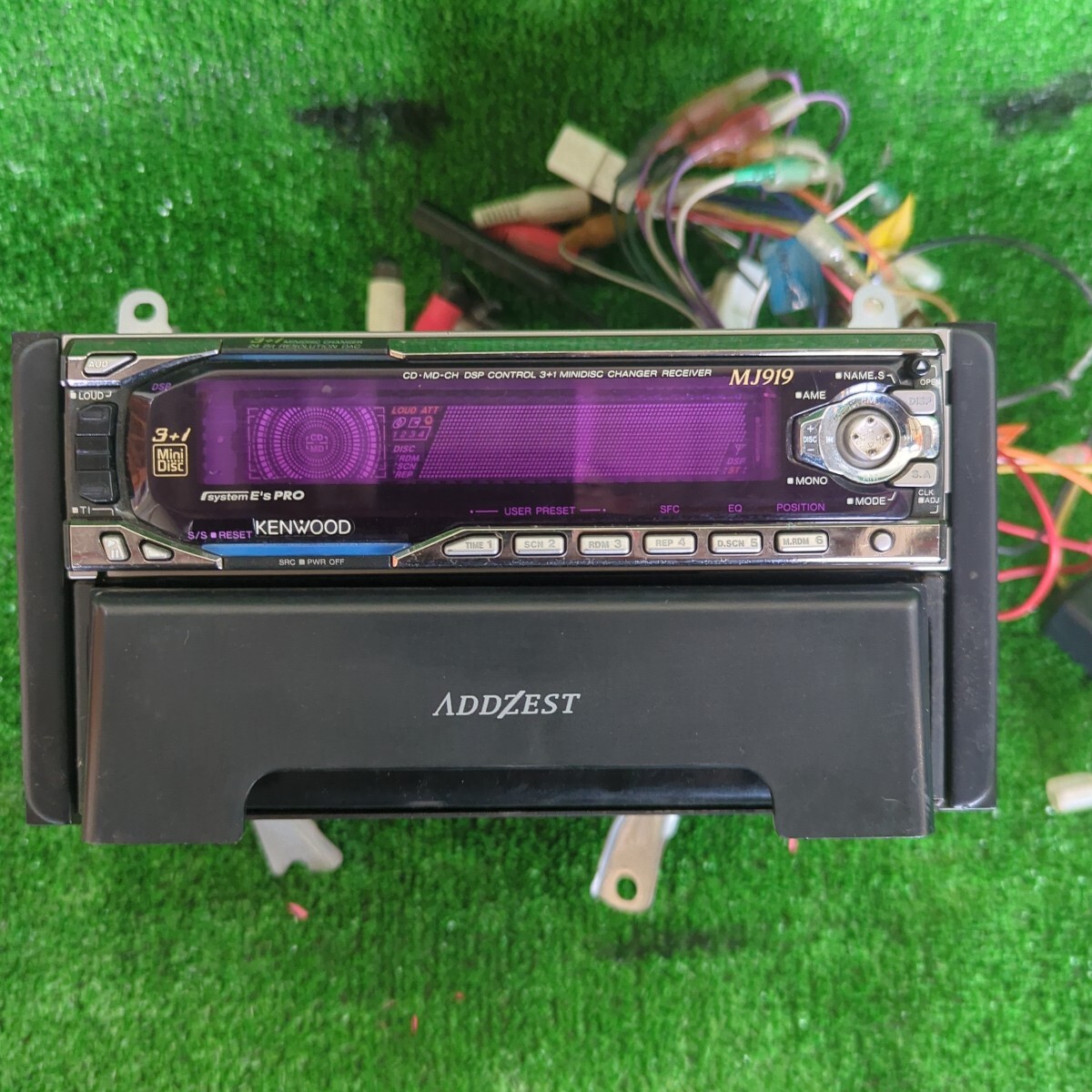 ケンウッド KENWOOD MJ919 1DIN オーディオ 社外 MD プレーヤー