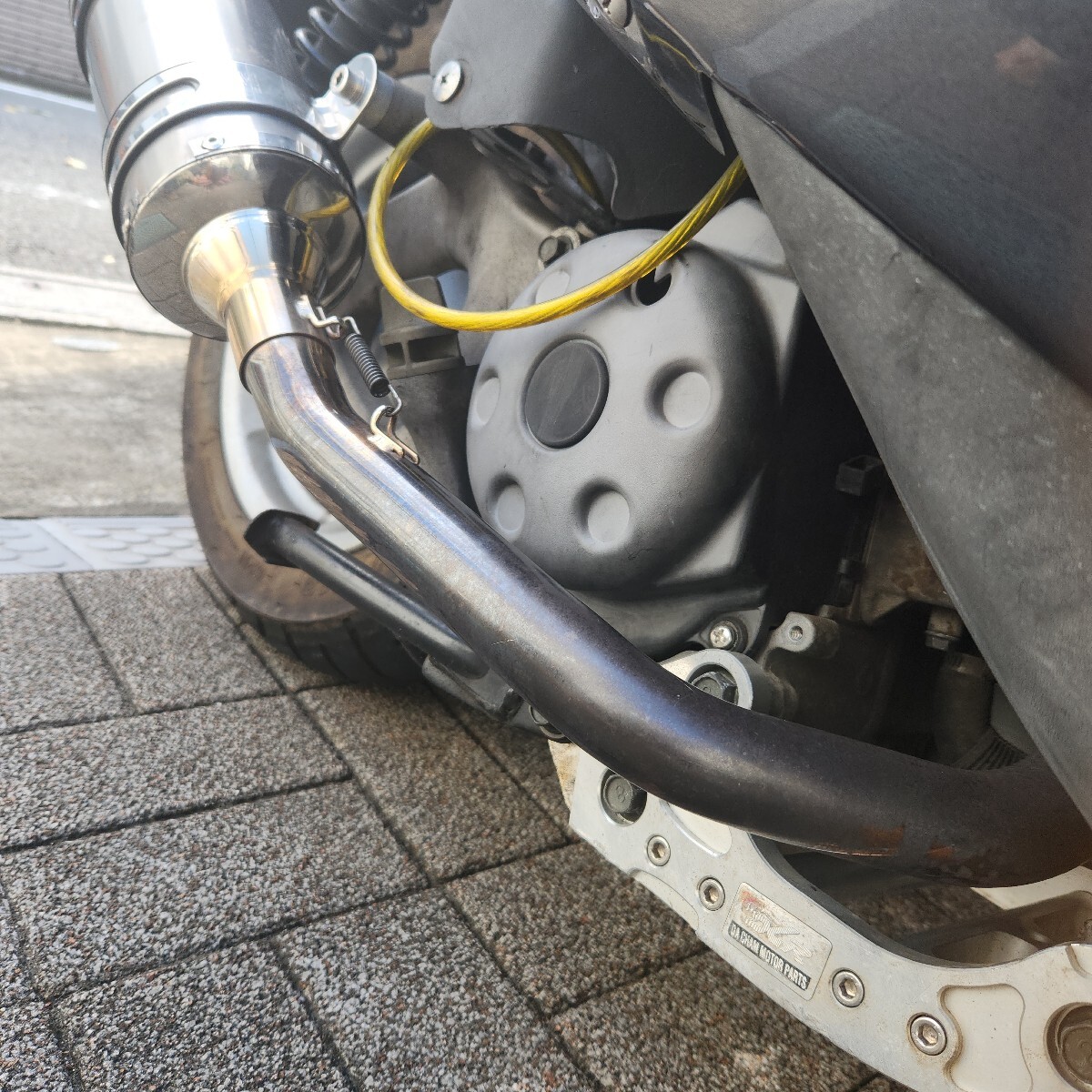 マジェスティ125 ヨシムラ チタンマフラー(マフラー本体（社外