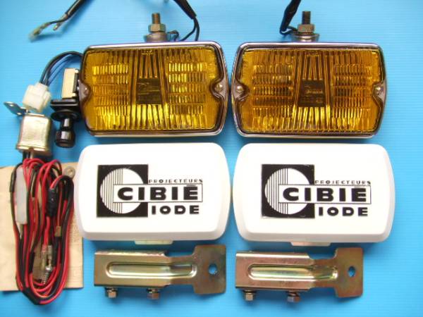 フォグランプ CIBIE 角型 旧車 当時物 シビエ 0 昭和 2個 中古 2026年