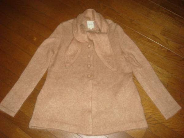 ☆美品☆シビラ☆モヘア☆ニットブルゾン☆ベージュ☆40サイズ