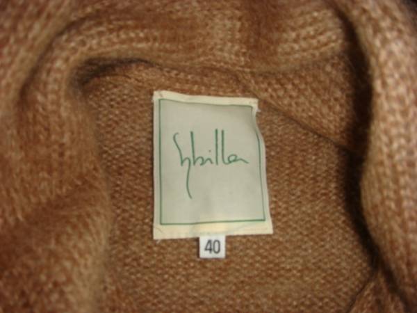 ☆美品☆シビラ☆モヘア☆ニットブルゾン☆ベージュ☆40サイズ