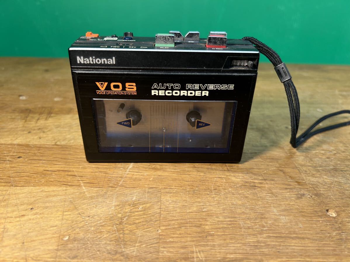 National VOS オートリバースカセットプレーヤー RQ-383 ☆通電OK