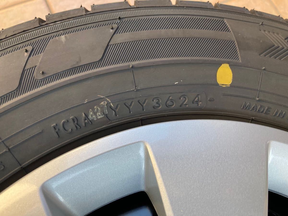 2024年　新車外し スズキ 純正 DA17V エブリィバン 12インチ 4J +45 4穴 PCD100 ホイール YOKOHAMA ブルーアース バン 145/80R12 80/78N LT_2