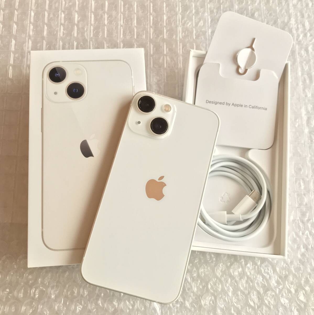 iPhone 13 mini 128GB スターライト SIMフリー + iFace First Class