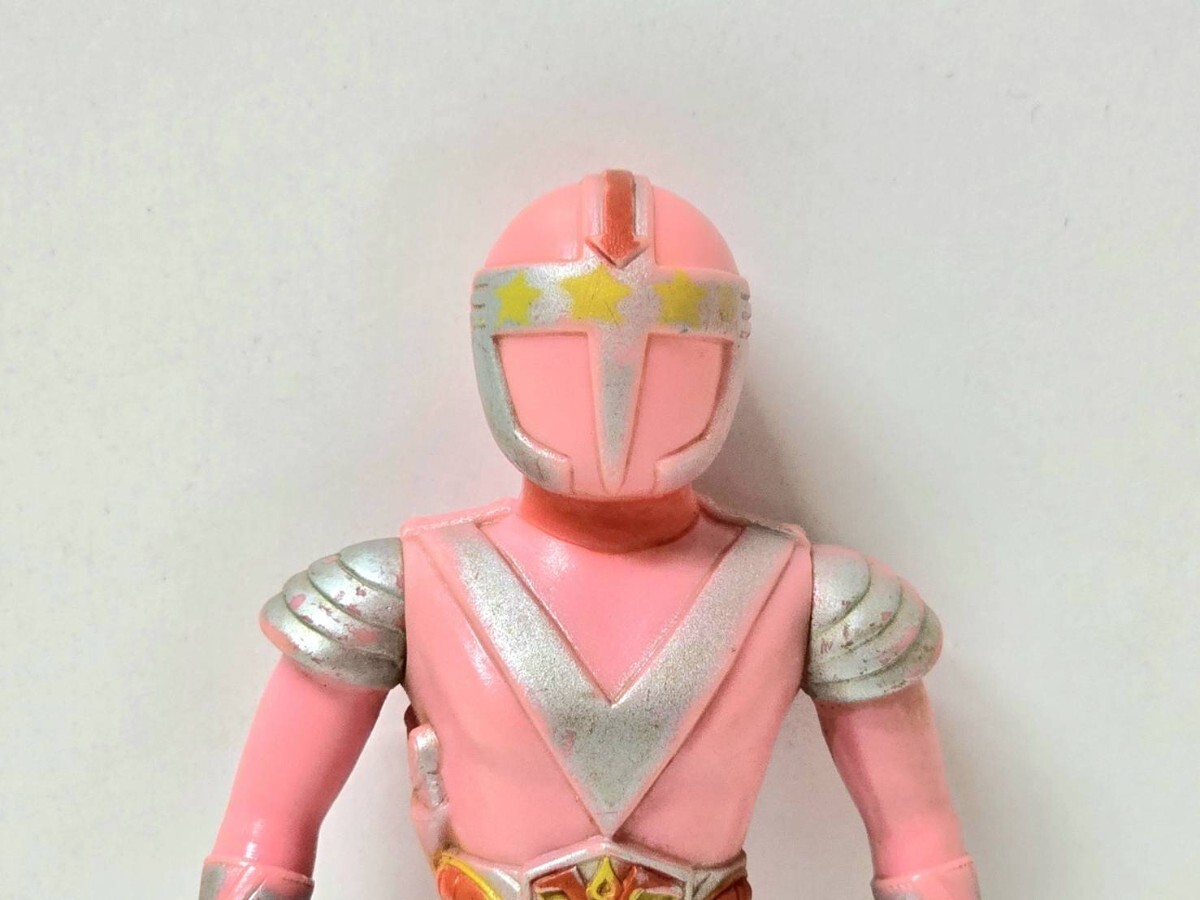 236 ブルマァク 円盤戦争 バンキッド スワン　ピンク 当時物 ソフビ 人形_2