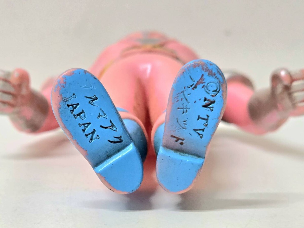 236 ブルマァク 円盤戦争 バンキッド スワン　ピンク 当時物 ソフビ 人形_7