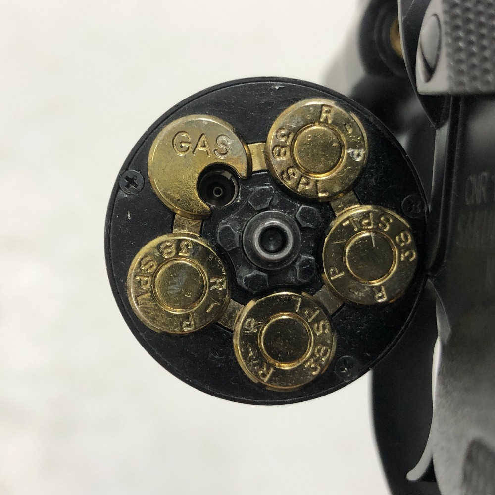 02w07012★1円~ ジャンク TANAKA タナカワークス S&W M360J SAKURA HW ガスリボルバー 18才以上対象 箱あり ※動作未確認 ジャンク品_6