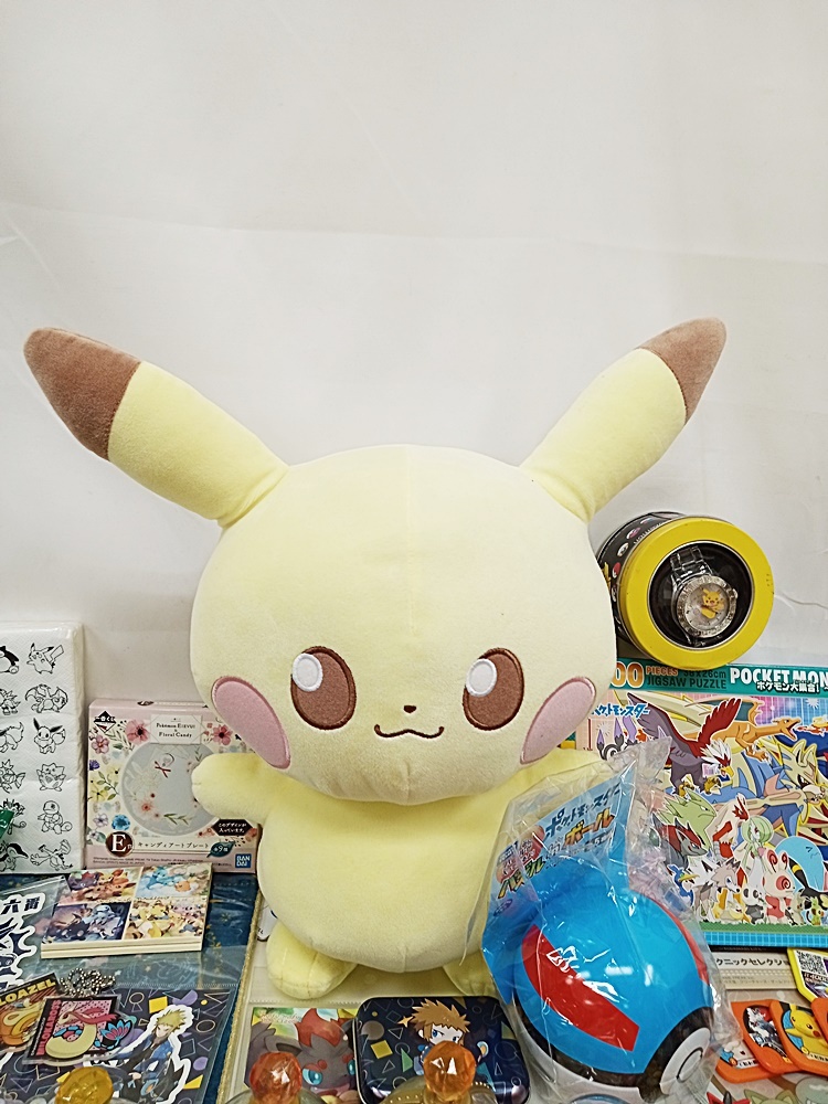 ポケモン　昔のレアグッズ　5点セット　フィギュア　ぬいぐるみ FM-610-163 中古☆ポケモン ポケットモンスター フィギュア ぬいぐるみ