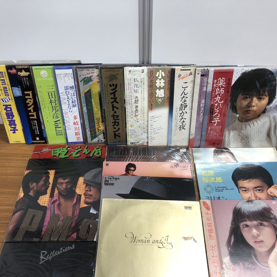 ■02)【同梱不可】邦楽などのLPレコードまとめ売り約95点大量セット/矢沢永吉/吉川晃司/薬師丸ひろ子/松田聖子/さだまさし/C_6