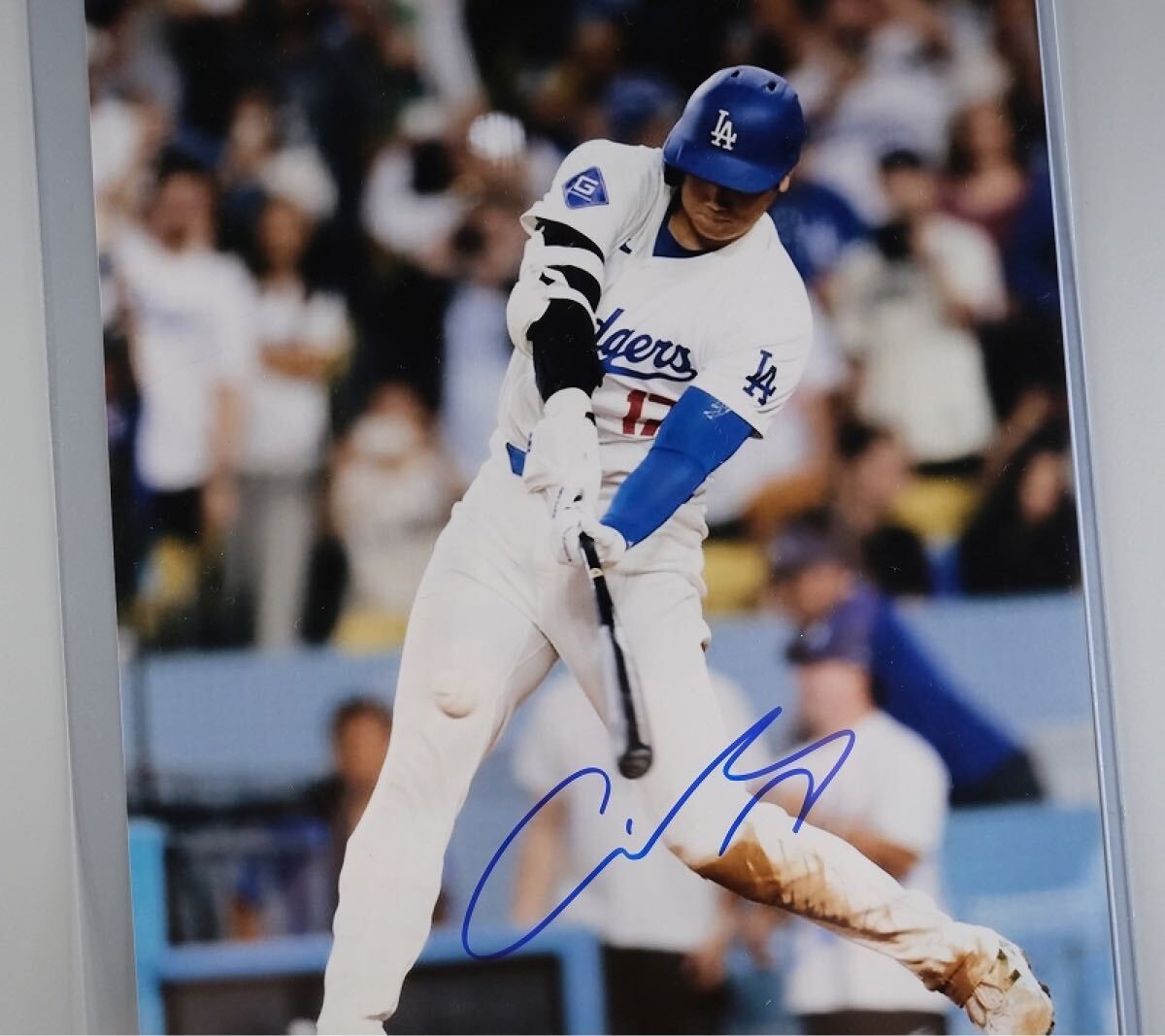 7】MLB史上初50本塁打・50盗塁！大谷翔平 直筆サイン入りフォト（8×10