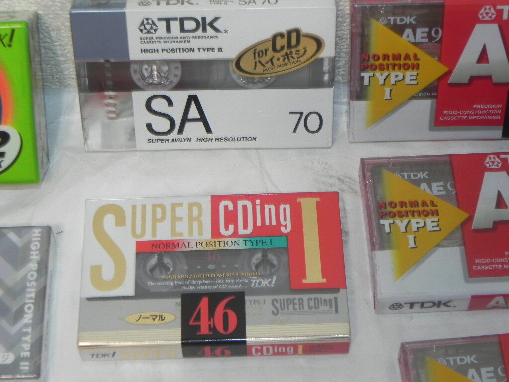 ☆TDKカセットテープ☆未開封・未使用品ン☆AE90・AE60各5本と他6本/ノーマルポジションTYPEⅠまとめて_4